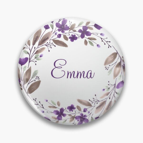 Item preview, Emma personalized floral garland design designed and sold by OByD.