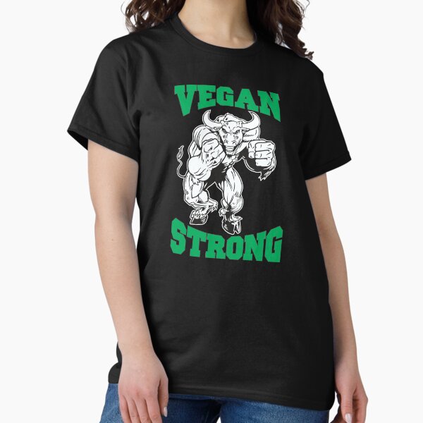 Artikel-Vorschau von Veganer Strong Bull Veganer Lebensstil, designt und verkauft von herbivorepower.