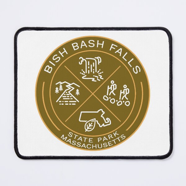 Item preview, Bish Bash Falls State Park Heraldic Logo designed and sold by VanyaKar.