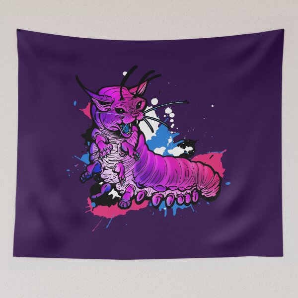 Item preview, Angry Caterpillar: Pink Graffiti designed and sold by iduzarts.