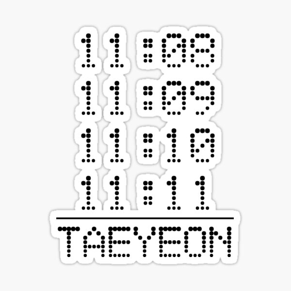 Artikel-Vorschau von SNSD Taeyeon 11:11, designt und verkauft von nurfzr.