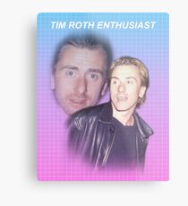 Lienzo metálico Tim Roth entusiasta