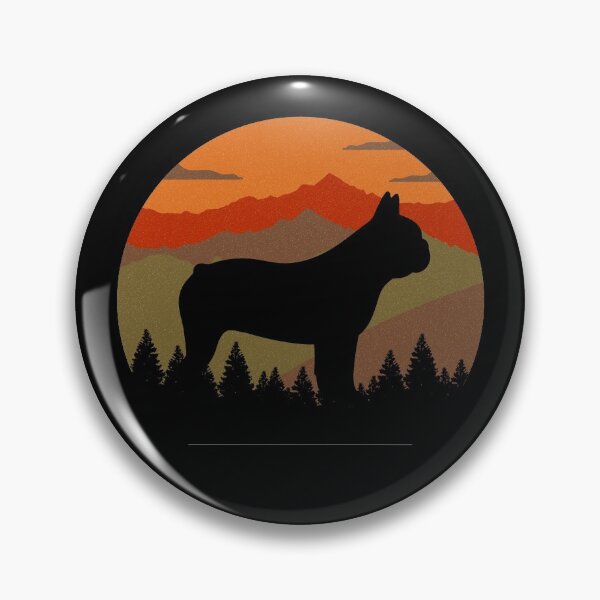Item preview, Vintage Mountains Country Wilderness French Bulldog Frenchie Gift  designed and sold by Guarddogdrive.