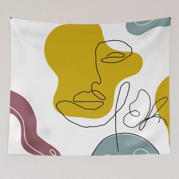 Item preview, Abstract Face and Butterfly designed and sold by MWGraphics.