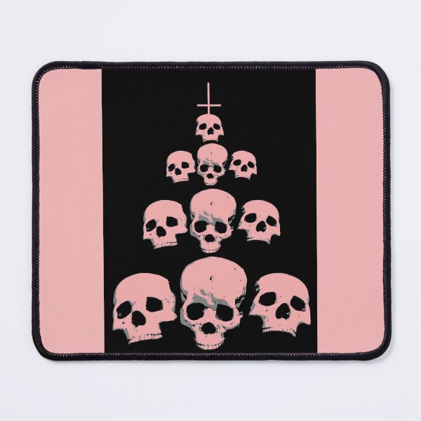 Item preview, Pink skulls pyramid and inverted cross designed and sold by Topmel.