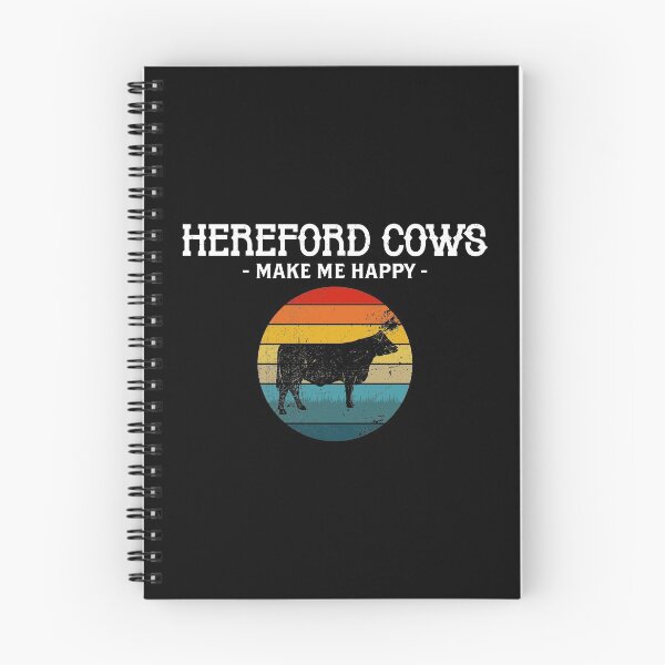 Item preview, Happy Hereford Cow Cattle Farmer print designed and sold by jakehughes2015.