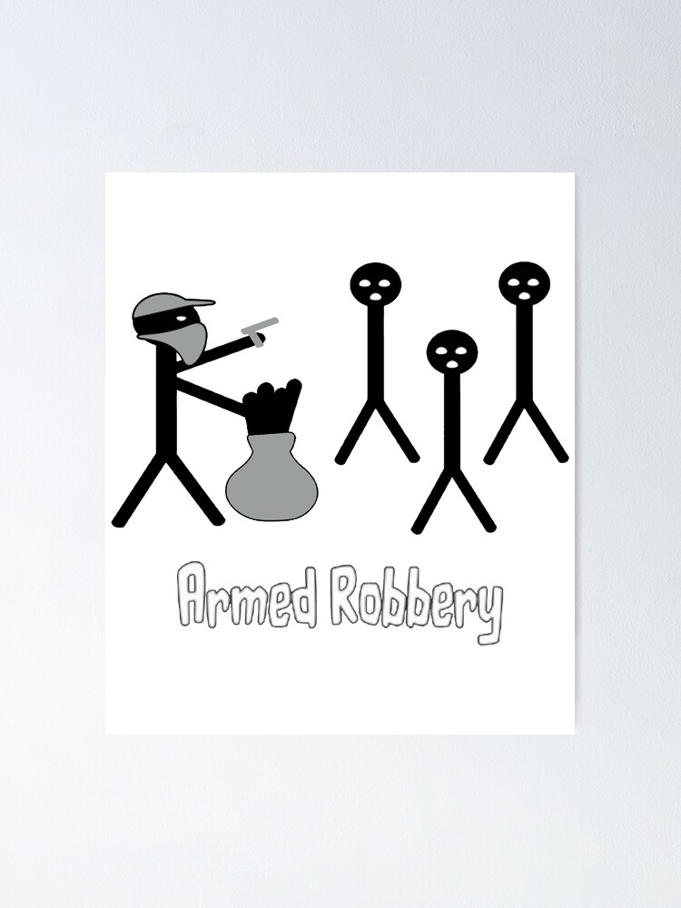 Funny stickman - minimal drawing aesthetic | Poster