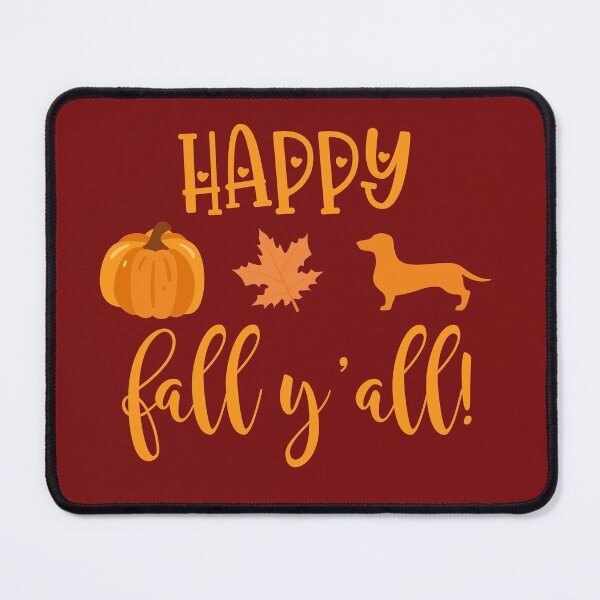 Item preview, Happy Dachshund fall you all designed and sold by Wienerful.