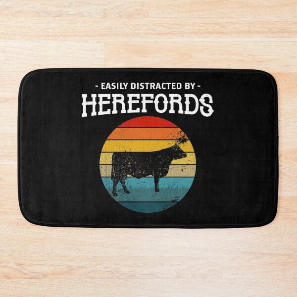 Item preview, Easily Distracted Farming Hereford Cattle graphic designed and sold by jakehughes2015.