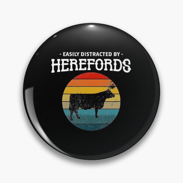 Item preview, Easily Distracted Farming Hereford Cattle graphic designed and sold by jakehughes2015.