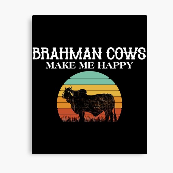 Item preview, Happy Brahman Cow Cattle Farmer print designed and sold by jakehughes2015.