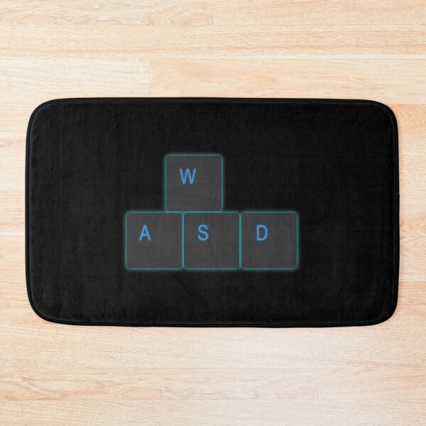 Item preview, Funny Gaming WASD Keyboard print designed and sold by jakehughes2015.