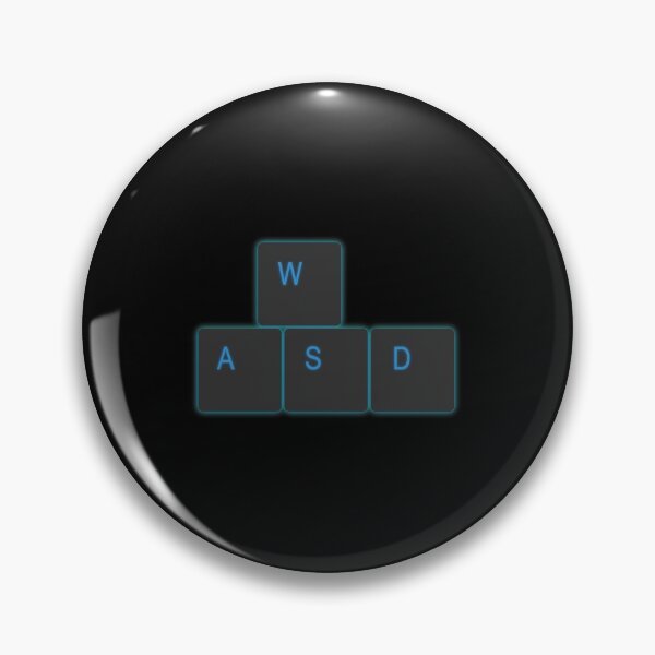 Item preview, Funny Gaming WASD Keyboard print designed and sold by jakehughes2015.
