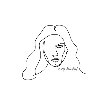 Artwork thumbnail, Simple Abstract Face by MWGraphics