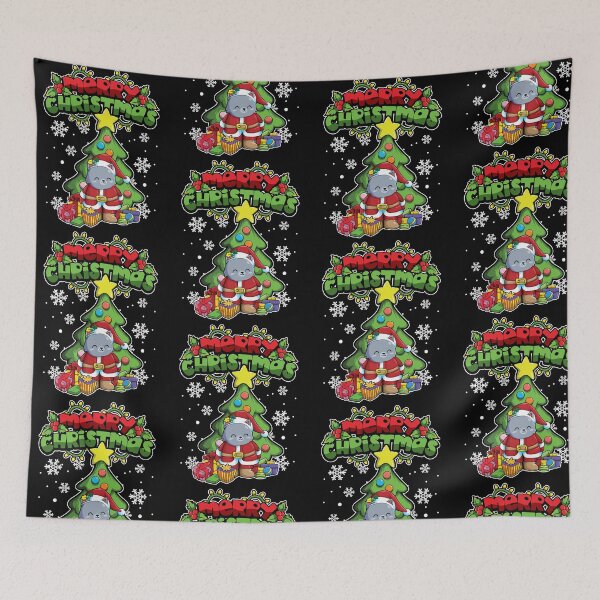 Item preview, Merry Christmas Animals - Xmas Cat Kitten designed and sold by anziehend.