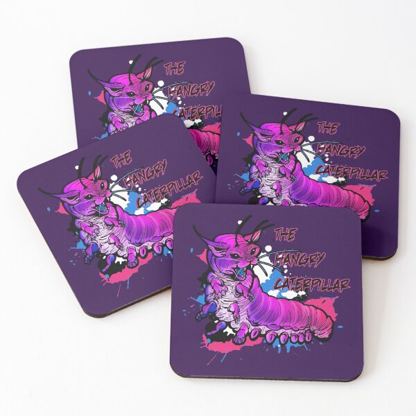 Item preview, Angry Caterpillar: Pink Graffiti Hangry Caterpillar designed and sold by iduzarts.