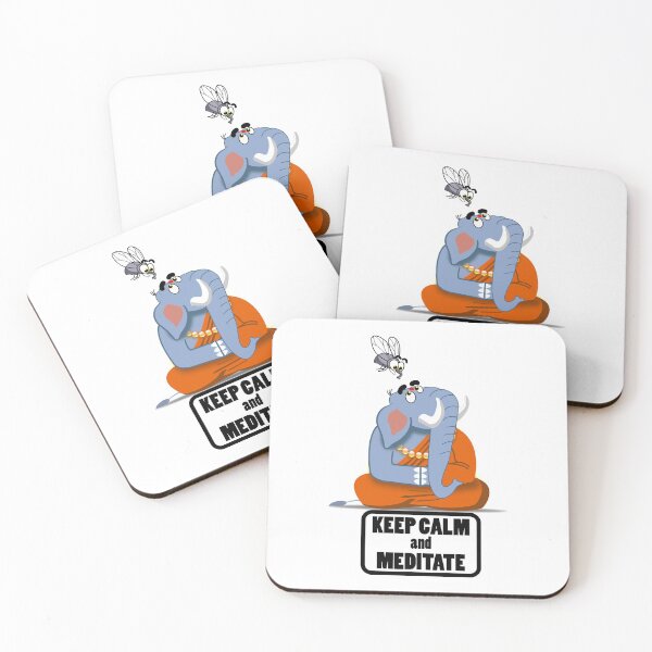 Item preview, Keep calm and meitate 3 designed and sold by Regulus9.
