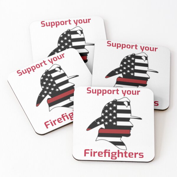 Item preview, Support your local firefighters  designed and sold by JustSaiyan1.