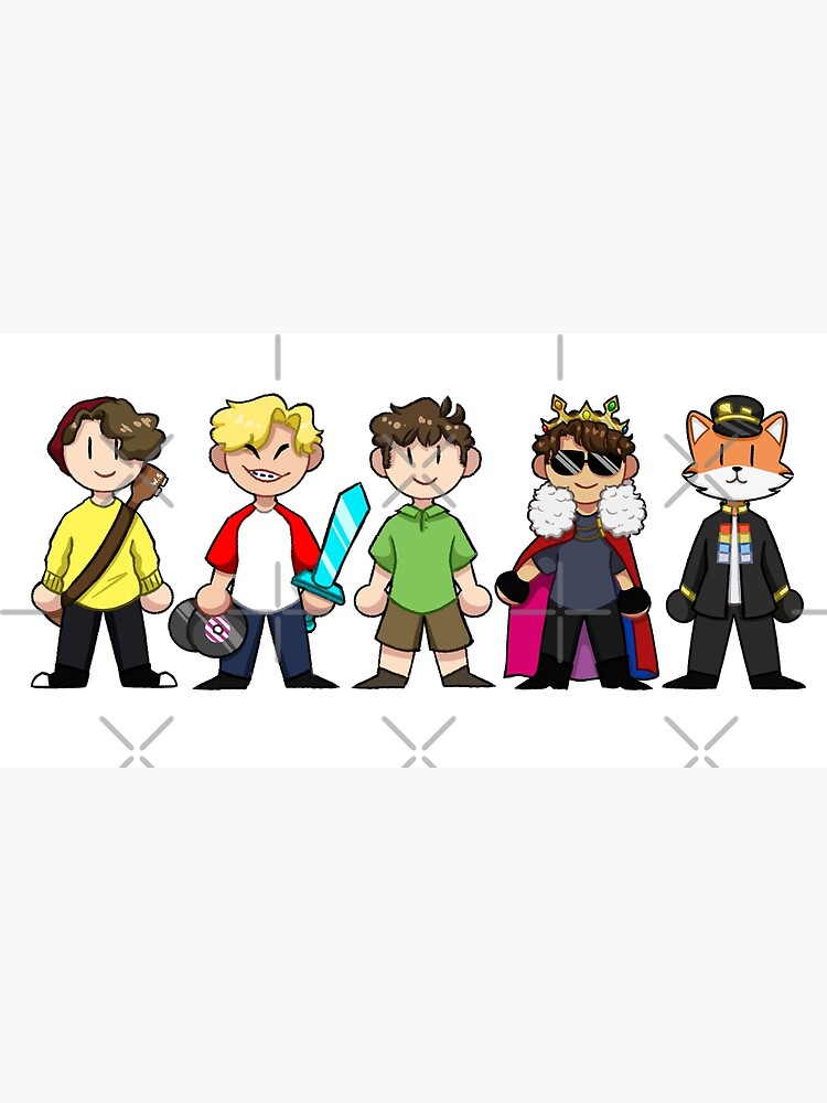 L'Manburg (Wilbur Soot, Tommyinnit, Tubbo, Eret & Fundy) Premium Matte