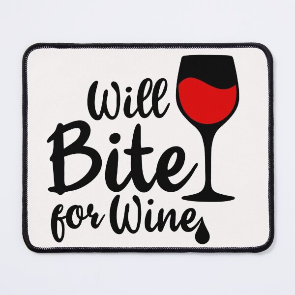 Item preview, FUNNY will bite for wine Halloween - men/women / Halloween designed and sold by Designs Of all kinds.