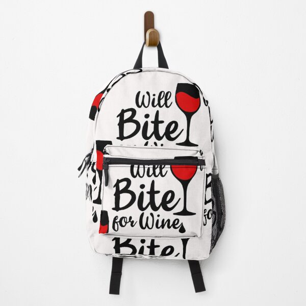 Item preview, FUNNY will bite for wine Halloween - men/women / Halloween designed and sold by Designs Of all kinds.