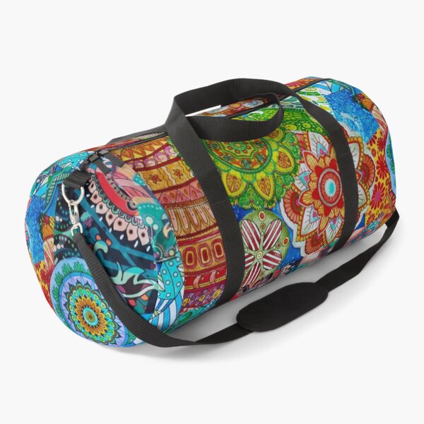 indian mandala bohemian desigual pattern Duffle Bag