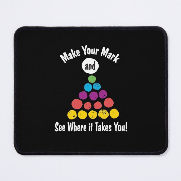Item preview, Make your mark and see where it takes you! International Dot Day, dot art - Black background designed and sold by epicmarketing.