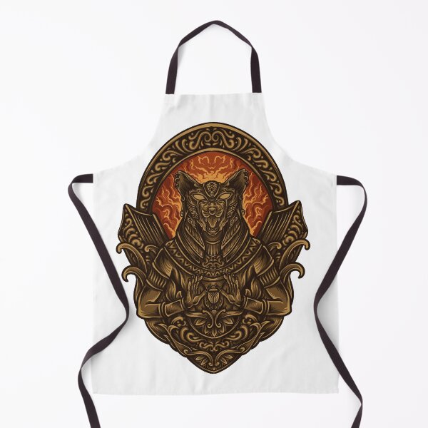 Item preview, sekhmet egyptian goddess engraving ornament With funny Cats Above The Trone designed and sold by king's Outfit.