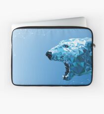 Ice bear polygon design Laptop Sleeve