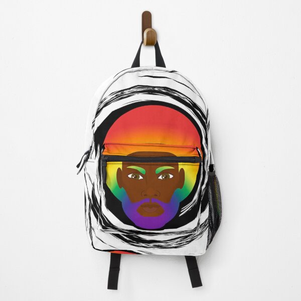 Item preview, Black Man Wearing a Rainbow Afro and Beard designed and sold by Sheila Pressley.