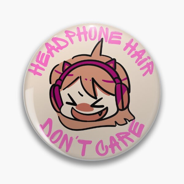 Item preview, Headphone Hair Don't Care designed and sold by GeekGirlAmanda.