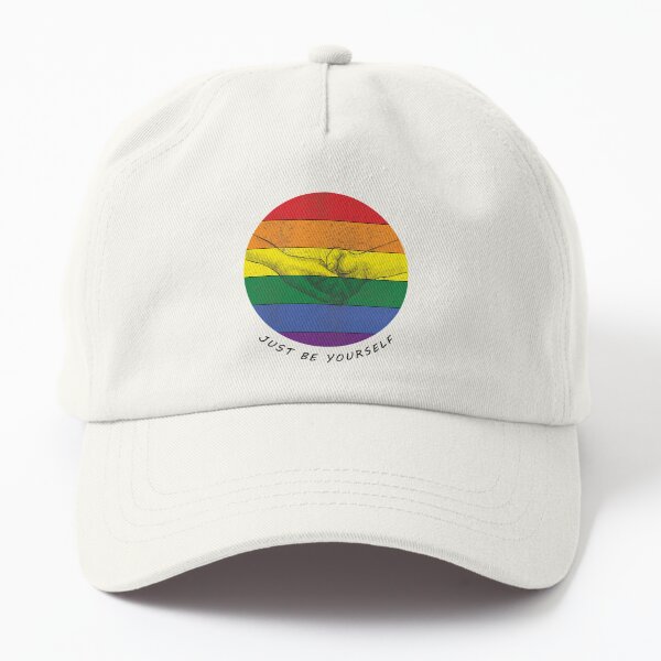 JUST BE YOURSELF LGBT t-shirt  Dad Hat