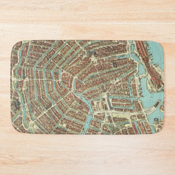 Item preview, Vintage Map of Amsterdam, Netherlands designed and sold by Gin  Neko.