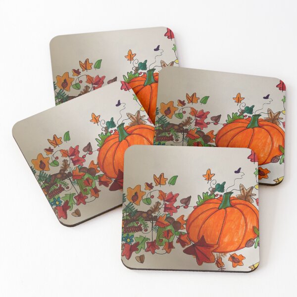 Item preview, Pumpkins and flowers  designed and sold by Pattio1.