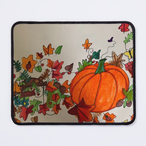 Item preview, Pumpkins and flowers  designed and sold by Pattio1.