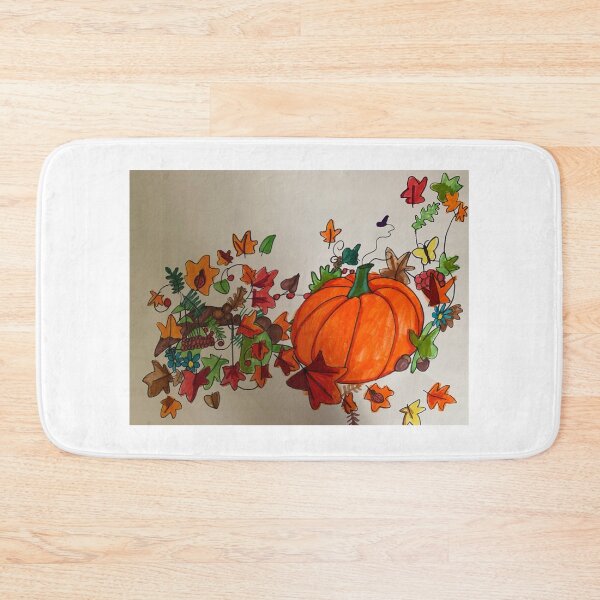 Item preview, Pumpkins and flowers  designed and sold by Pattio1.