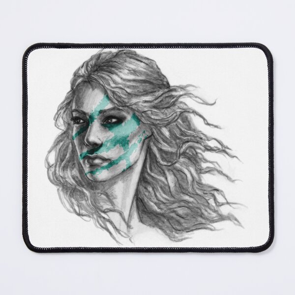 Item preview, Painted Wild Woman, Teal designed and sold by Brina Williamson.