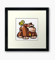 Donkey Kong Toy Framed Print