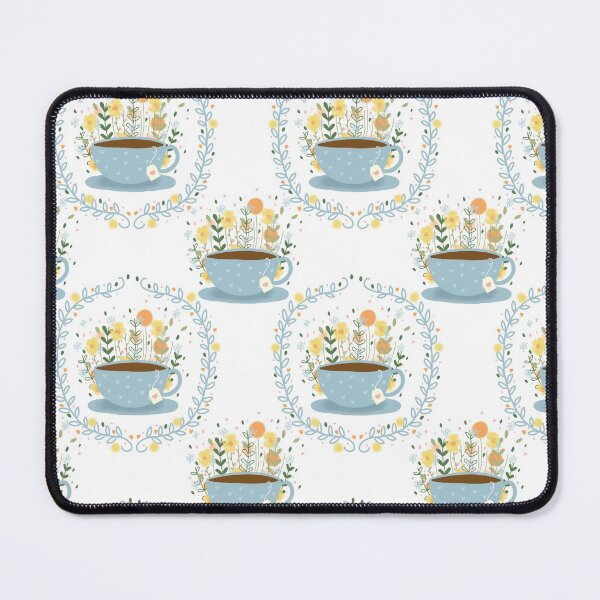 Item preview, Floral Teacup Pattern designed and sold by KathrinLegg.