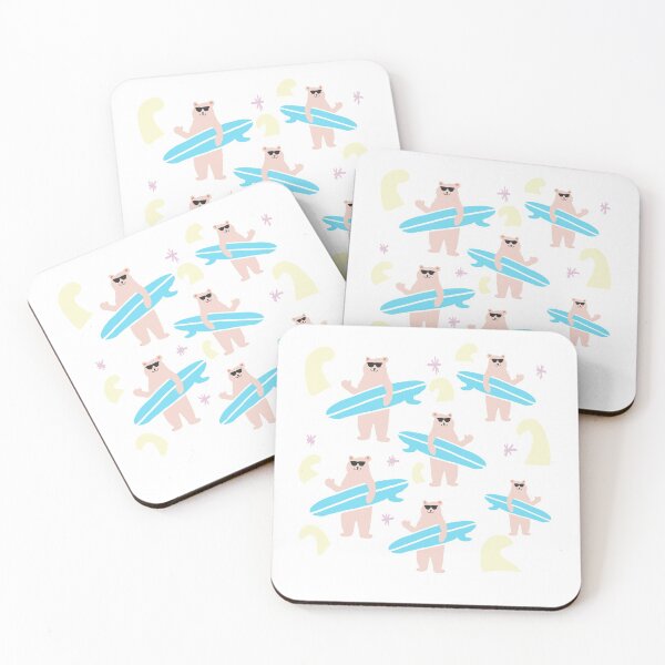 Item preview, sUrfer life surf life coolness Australia bear surf  designed and sold by Tropical Blood.