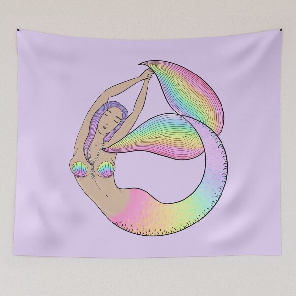Item preview, Rainbow Full Circle Mermaid  designed and sold by MerbabeDesigns.