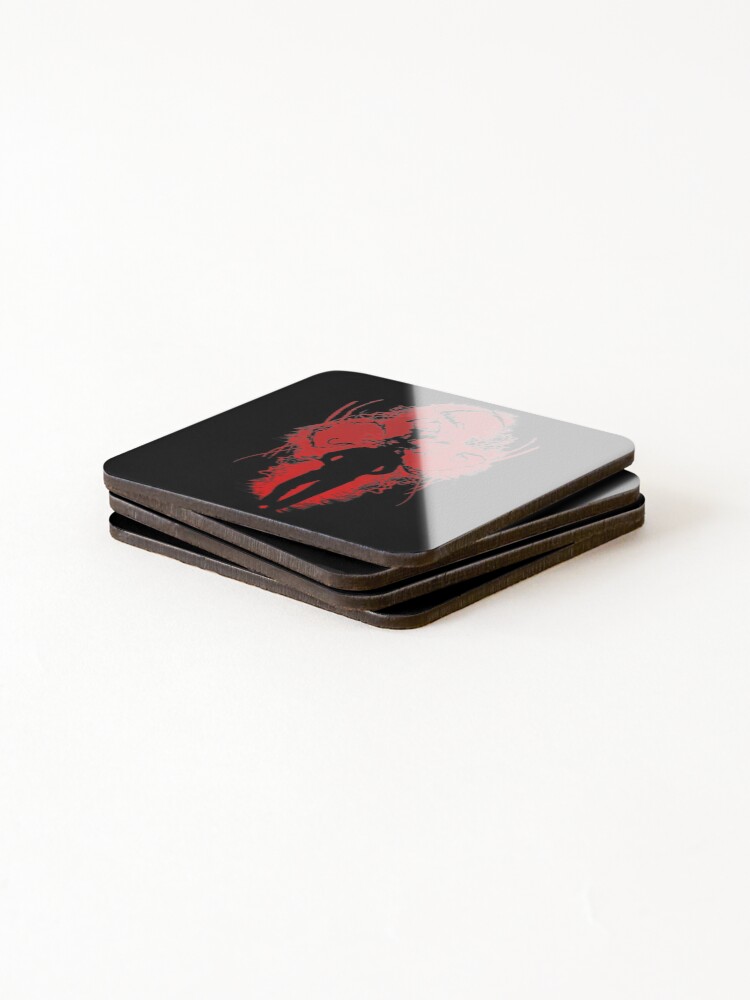 Thumbnail 4 of 5, Coasters (Set of 4), Monster - R.A. Shirt Essential designed and sold by YoiBox.