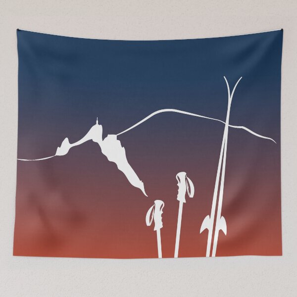 Item preview, Chamonix Mont Blanc Aiguille du Midi La Flégère gradient by leewarddesign designed and sold by leewarddesign.