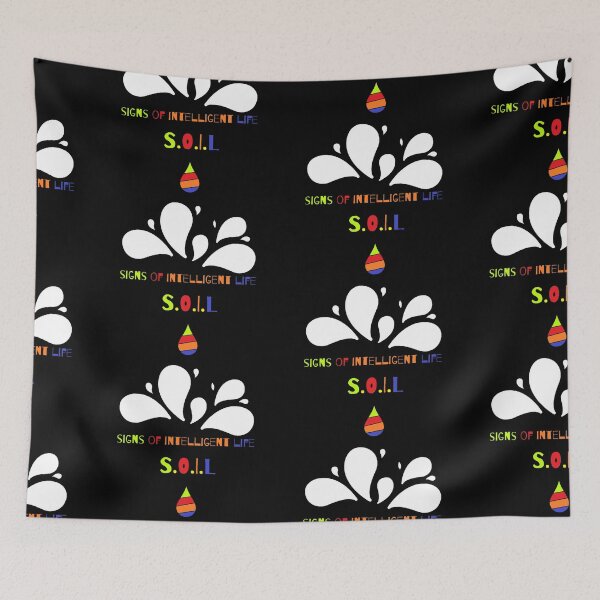 Item preview, S.O.I.L Signs: All Over Print Black designed and sold by TheSignsofSOIL.