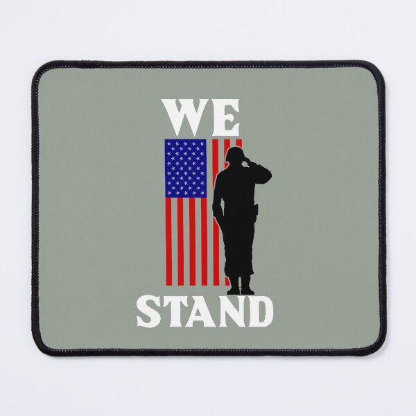 Item preview, We stand for the flag American soldier designed and sold by JustSaiyan1.