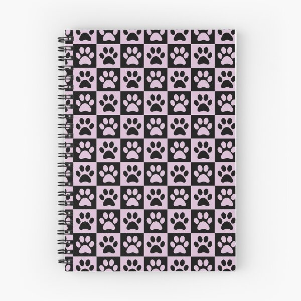 Item preview, Checkered light lavender and black dog paw print pattern 3 | Cute Gifts for dog mom, dog dad, dog lover and dog owner  designed and sold by Violet Treasures.