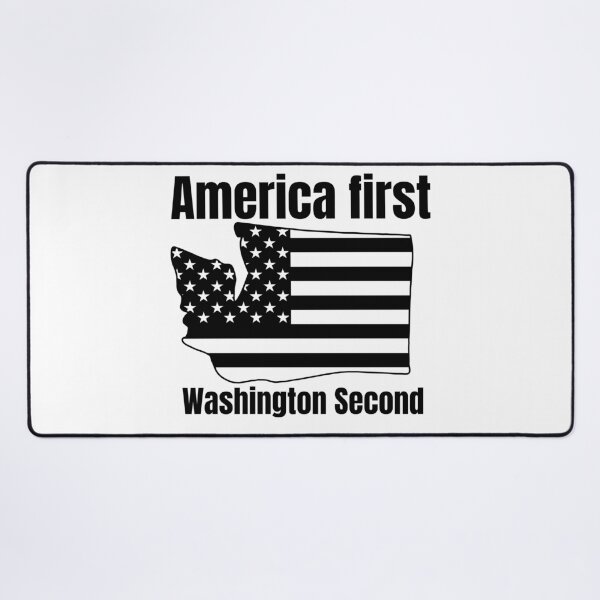 Item preview, America first washington second patriotic american  designed and sold by JustSaiyan1.