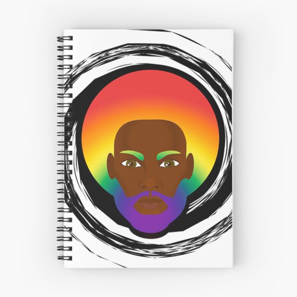 Item preview, Black Man Wearing a Rainbow Afro and Beard designed and sold by Sheila Pressley.