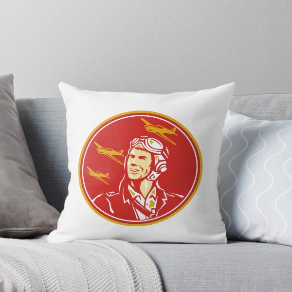 Item preview, World War 2 Pilot Airman Fighter Plane Circle Retro designed and sold by patrimonio.