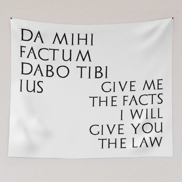 Item preview, Da Mihi Factum Dabo Tibi Ius designed and sold by adiosmillet.